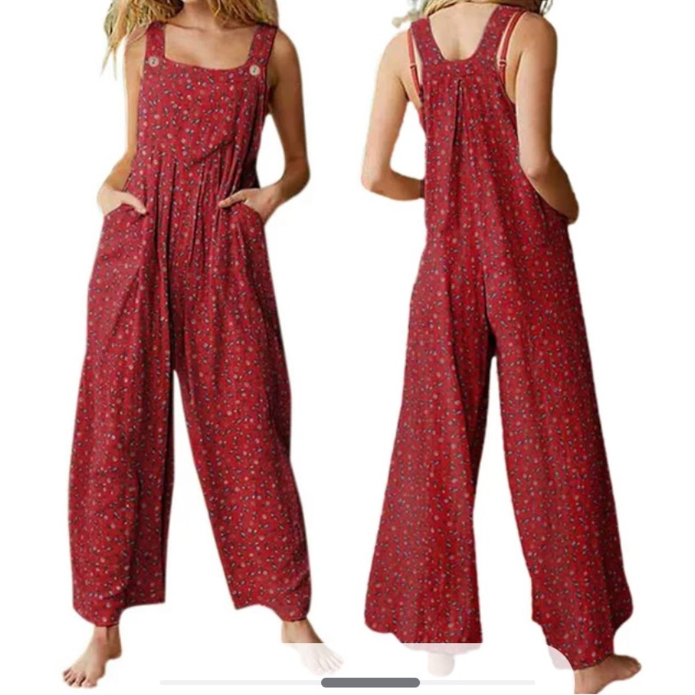 Red overalls